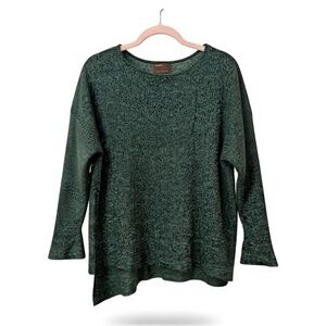 Kerisma Textured Knit Sweater – Forest Green – Size S/M – EUC